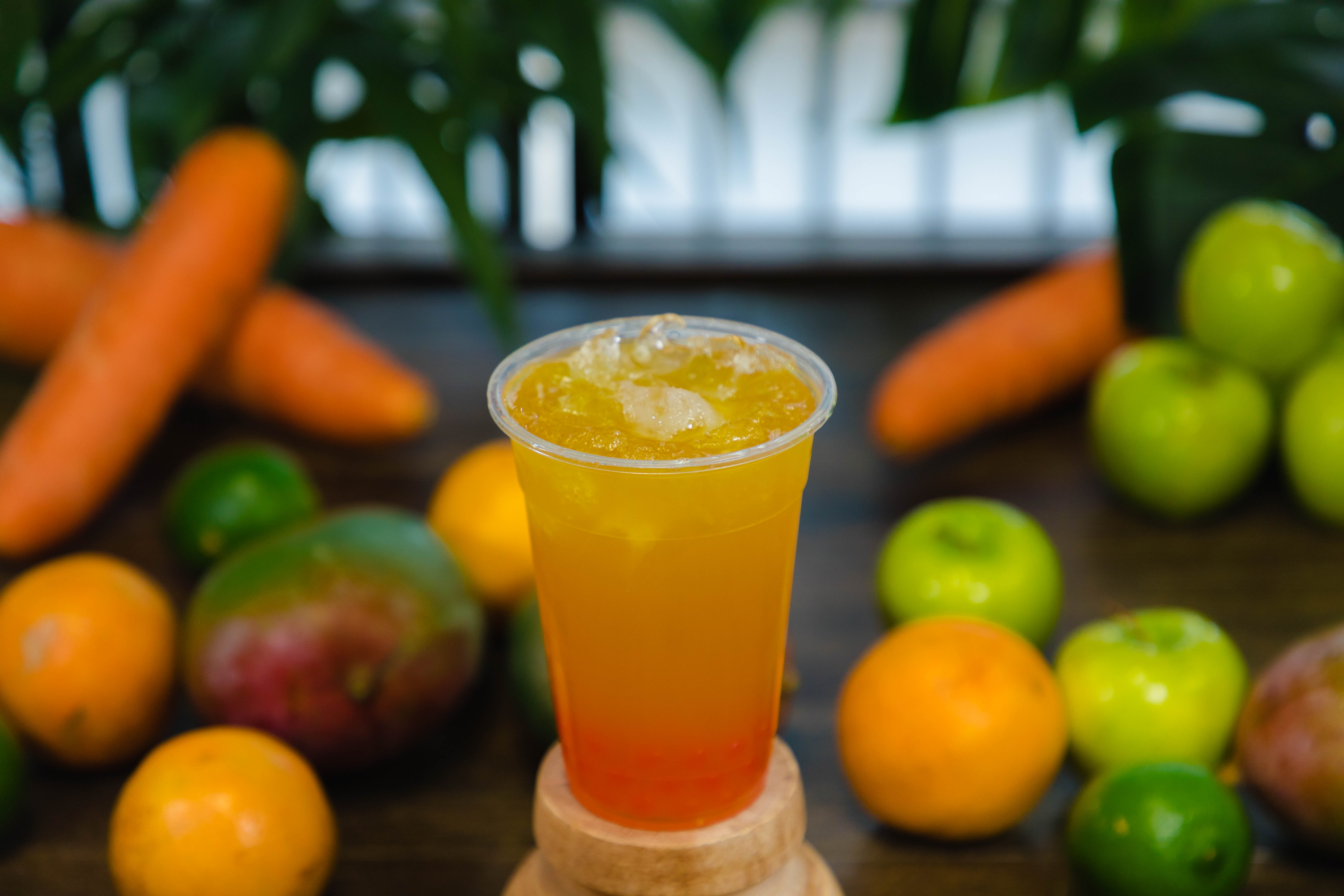Order Mango Fruit Tea food online from Chin Brothers Restaurant store, Indianapolis on bringmethat.com