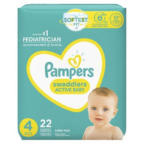 Order Pampers Swaddlers Diapers Size 4 - 22.0 ea food online from Walgreens store, Athens on bringmethat.com