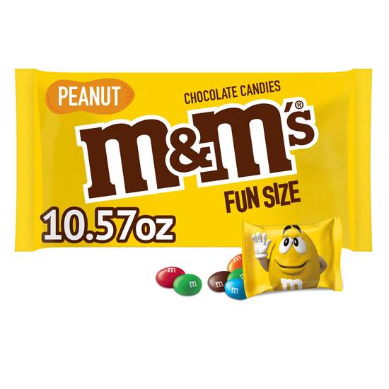 Order M&M'S Peanut Milk Chocolate Fun Size Candy Bag, 10.57oz food online from Cvs store, TRAVERSE CITY on bringmethat.com
