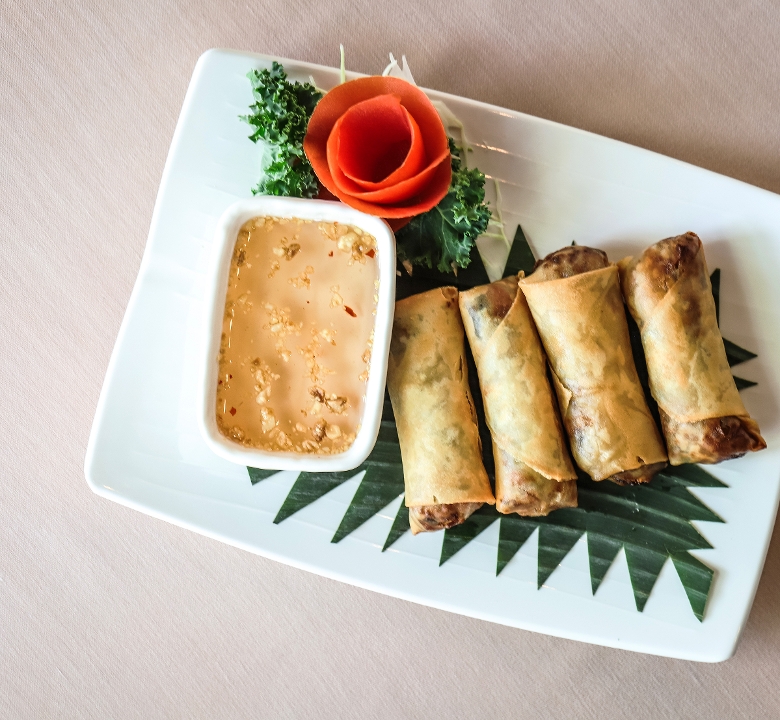 Order Crispy Spring Rolls food online from Family Thais Asian Bistro store, Dallas on bringmethat.com