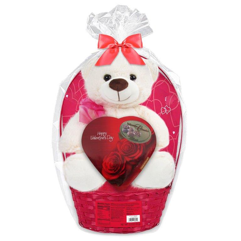 Order Large Plush Basket with Chocolate, Assorted - 1 ct food online from Rite Aid store, MILLER PLACE on bringmethat.com