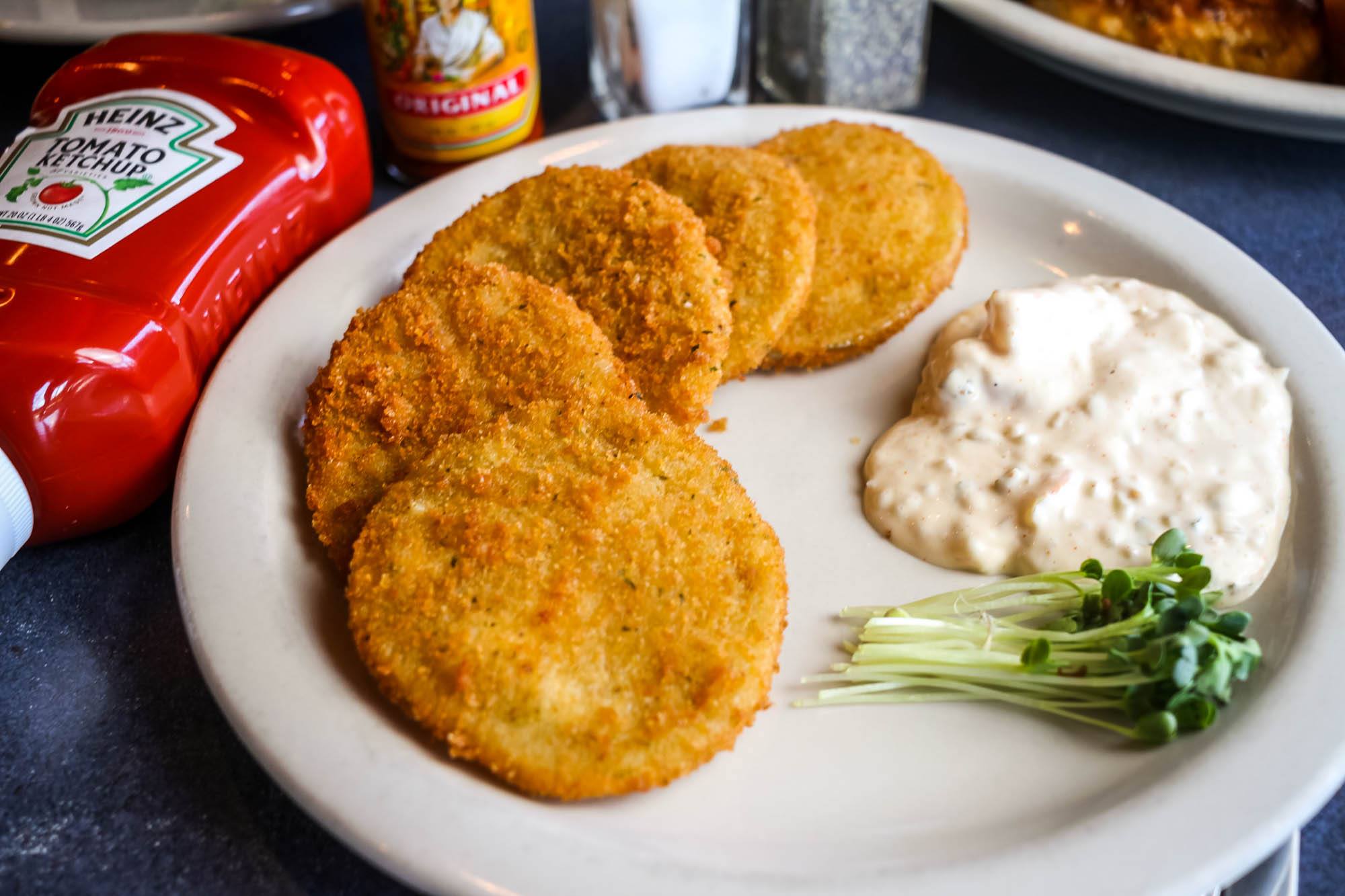 Order FRIED GREEN TOMATOES food online from South Cobb Diner store, Austell on bringmethat.com