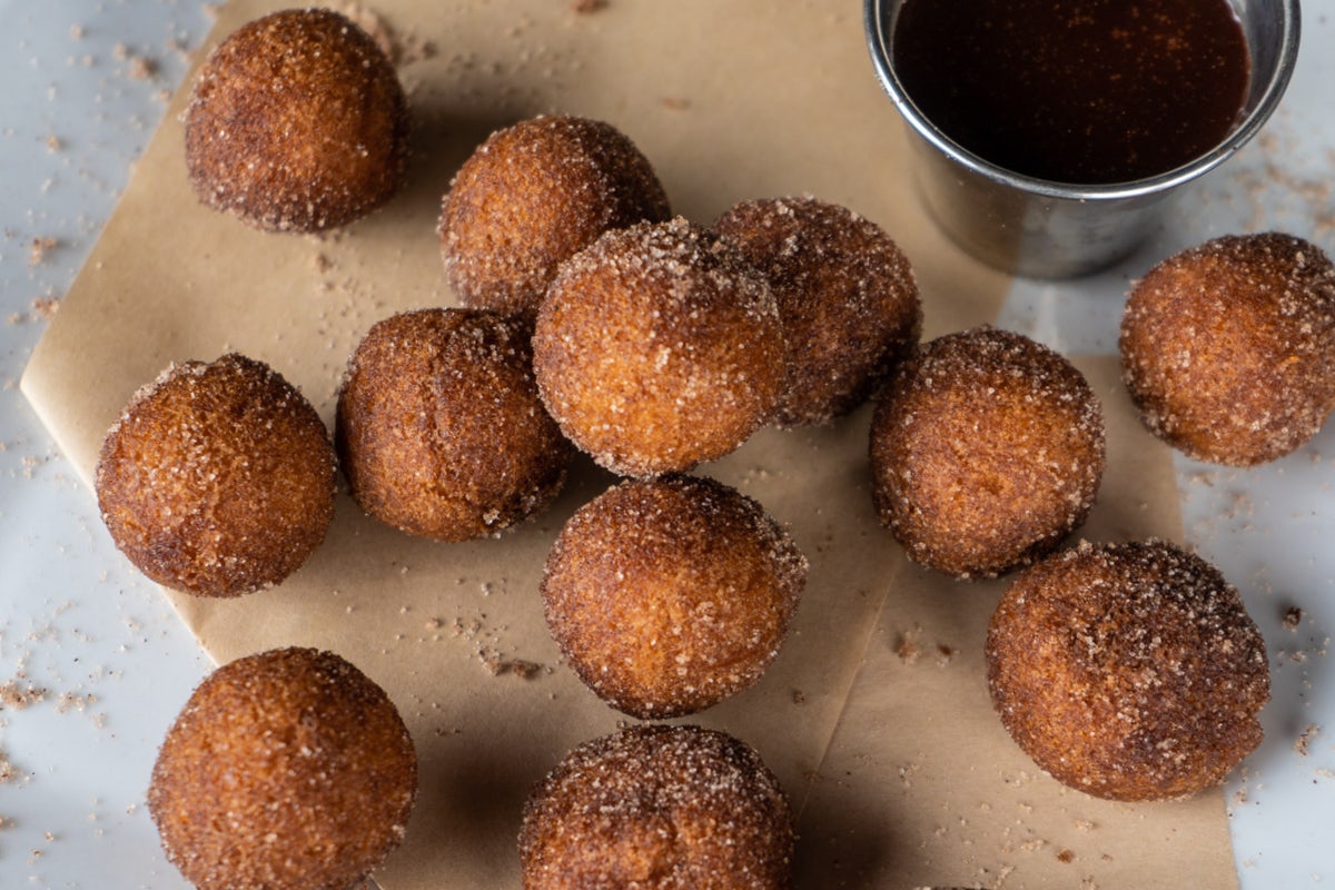 Order Cinnamon Donut Holes food online from Macs & Stacks store, Chesterfield on bringmethat.com