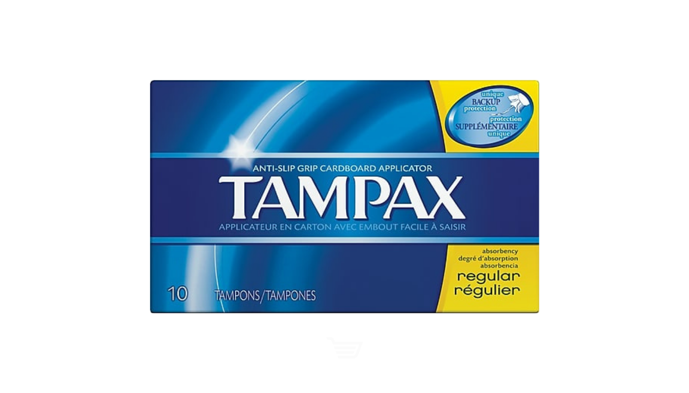 Order Tampax Regular Tampons Cardboard Applicator 10 Count food online from House Of Cigar & Liquor store, Redondo Beach on bringmethat.com