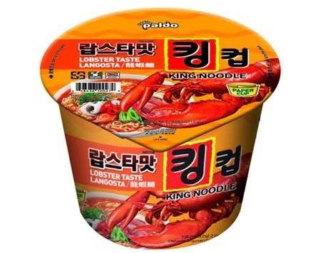 Order Paldo King Cup Lobster Noodle Soup,3.88 -Ounce Cup  food online from Pit Stop Liquor Mart store, El Monte on bringmethat.com