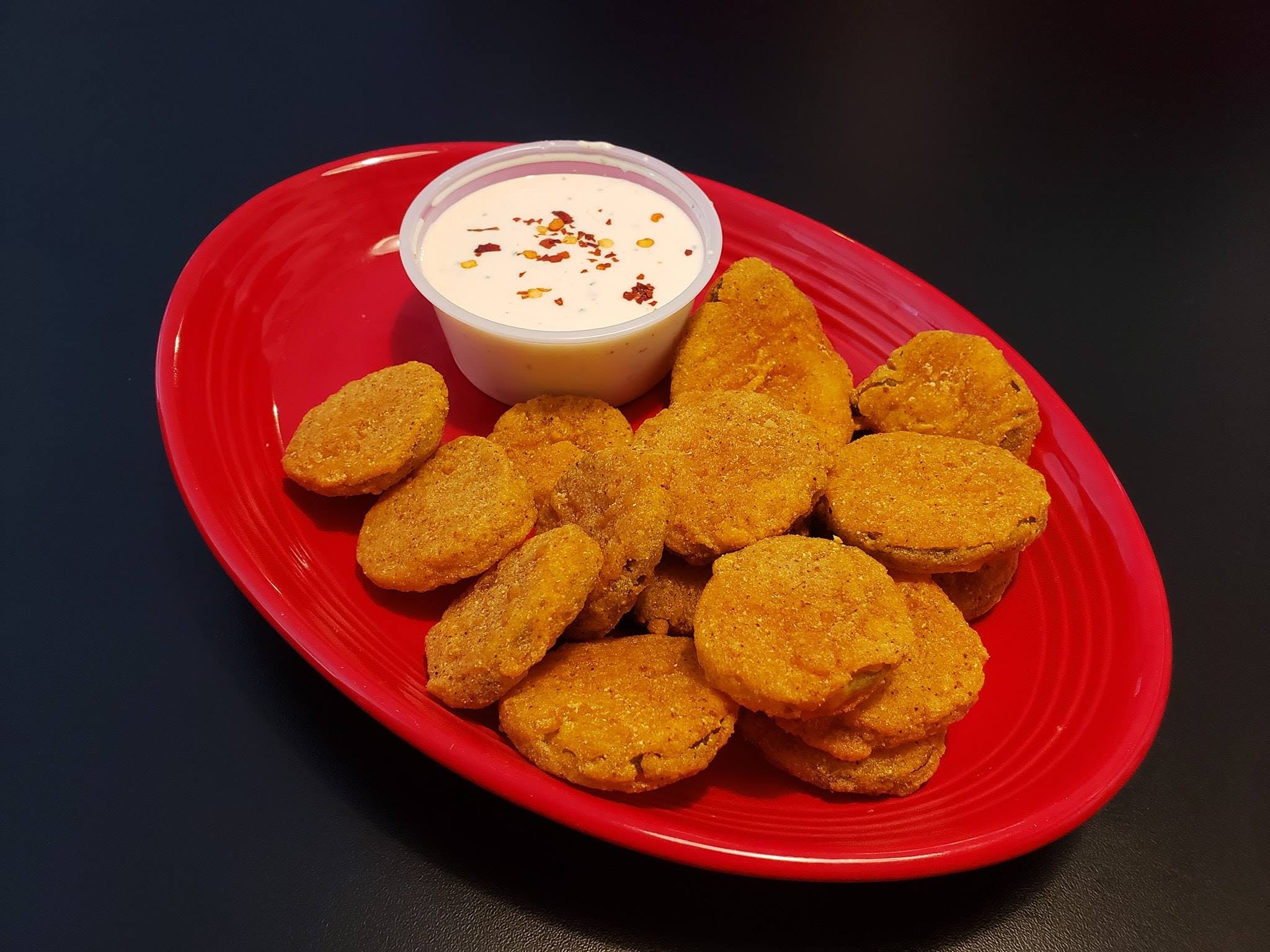 Order Fried Pickles - Appetizer food online from Pizza King store, Chatsworth on bringmethat.com