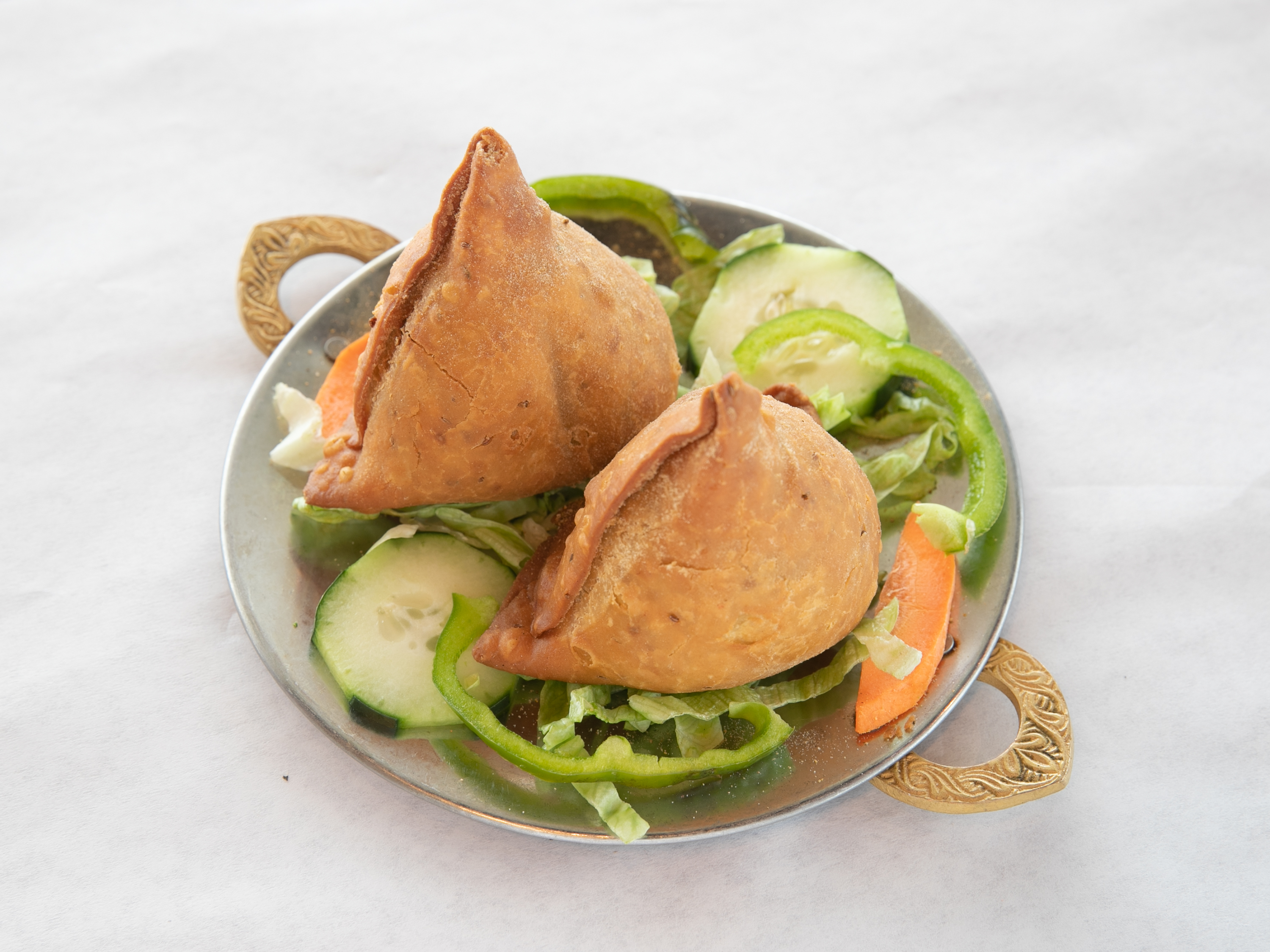 Order 1. Vegetable Samosa food online from Taste of the Himalayas store, St. Charles on bringmethat.com