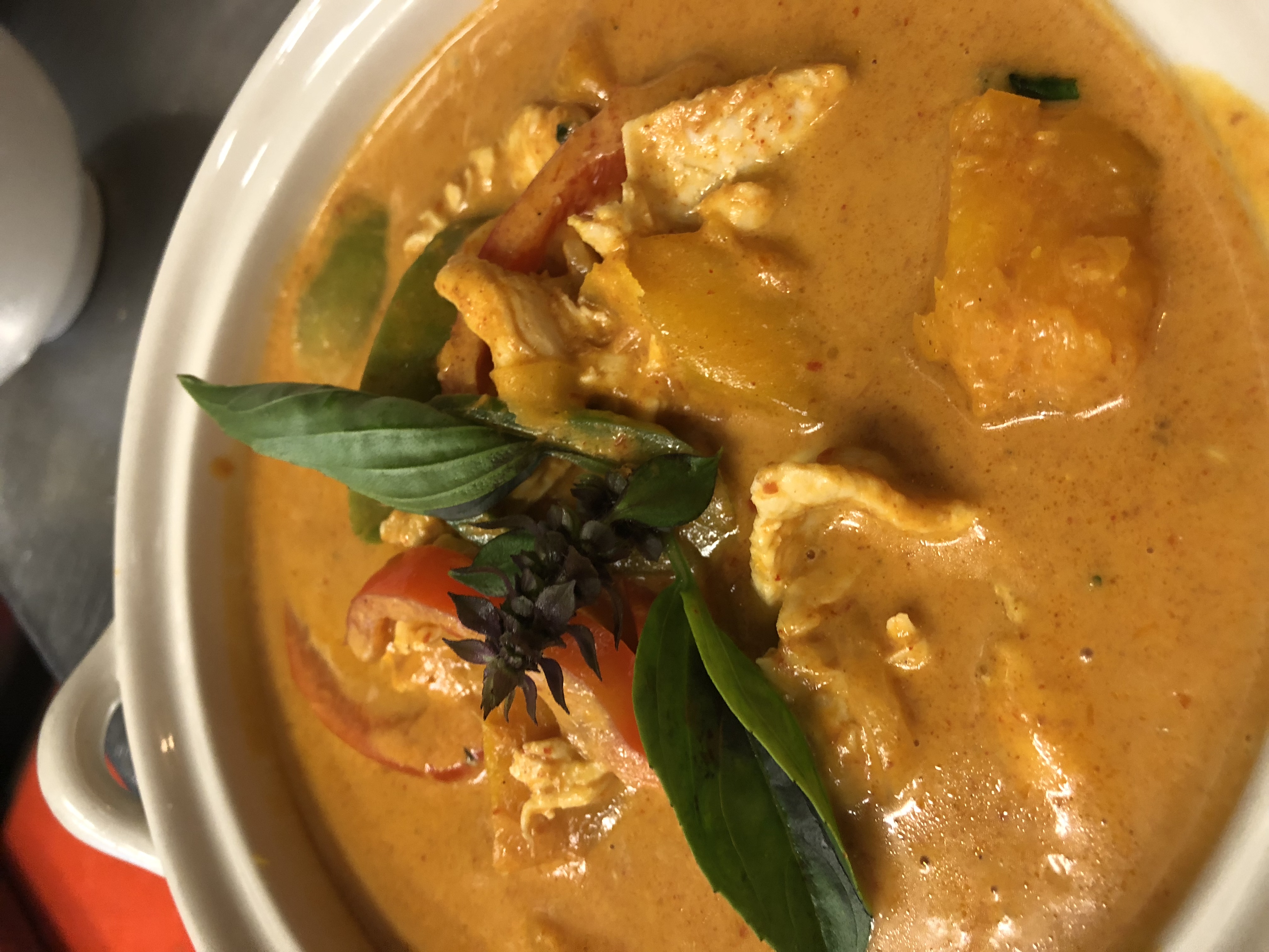 Order Chicken and Kabocha Squash Curry food online from Sweet Lime Thai store, San Francisco on bringmethat.com