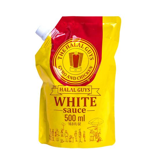 Order White Sauce Pouch food online from The Halal Guys store, San Jose on bringmethat.com