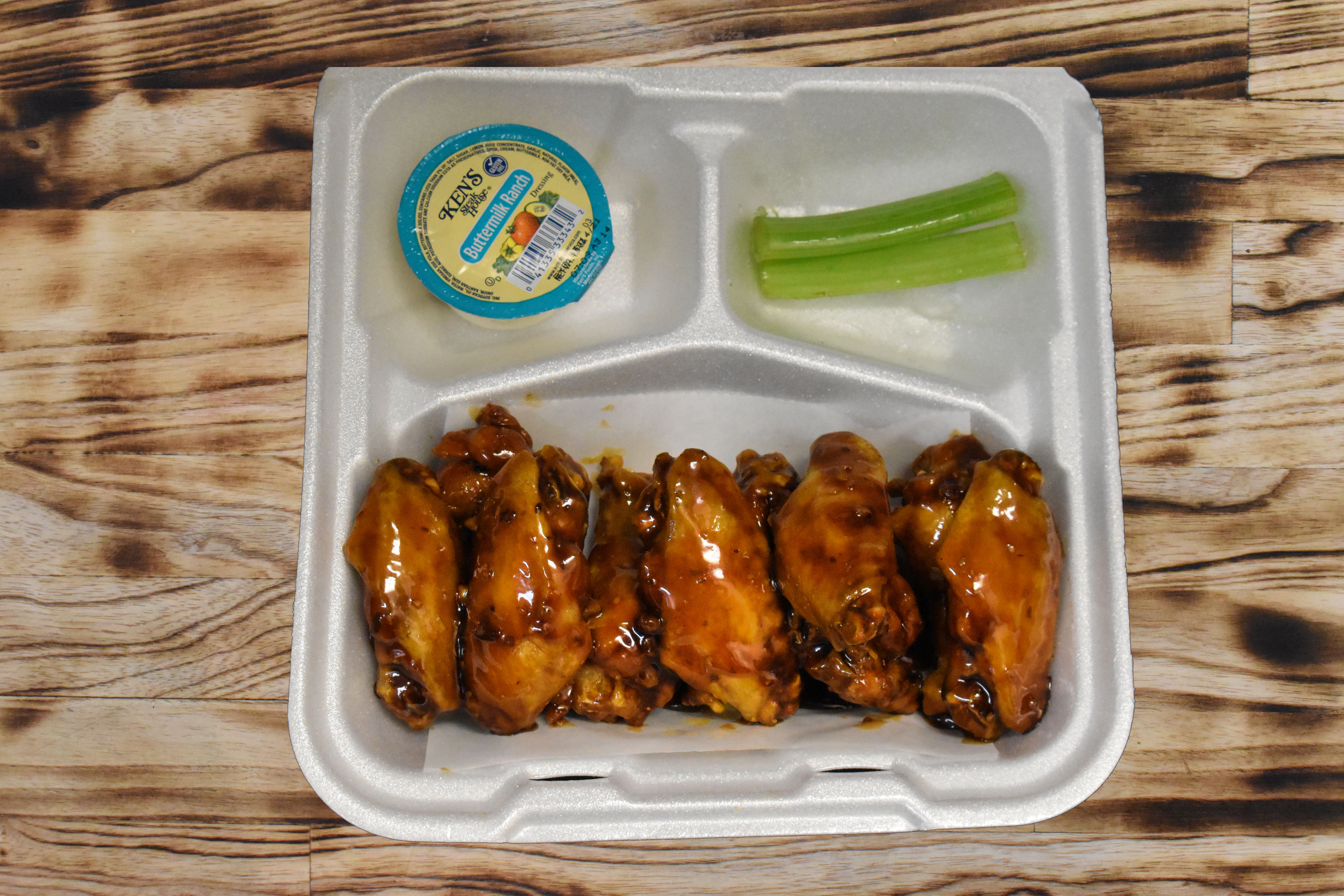 Order 10 Piece Wings Only food online from Wild Wing Station store, San Antonio on bringmethat.com