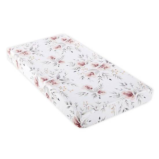 Order Levtex Baby® Adeline Changing Pad Cover in Pink/White food online from Buybuy Baby store, Mason on bringmethat.com