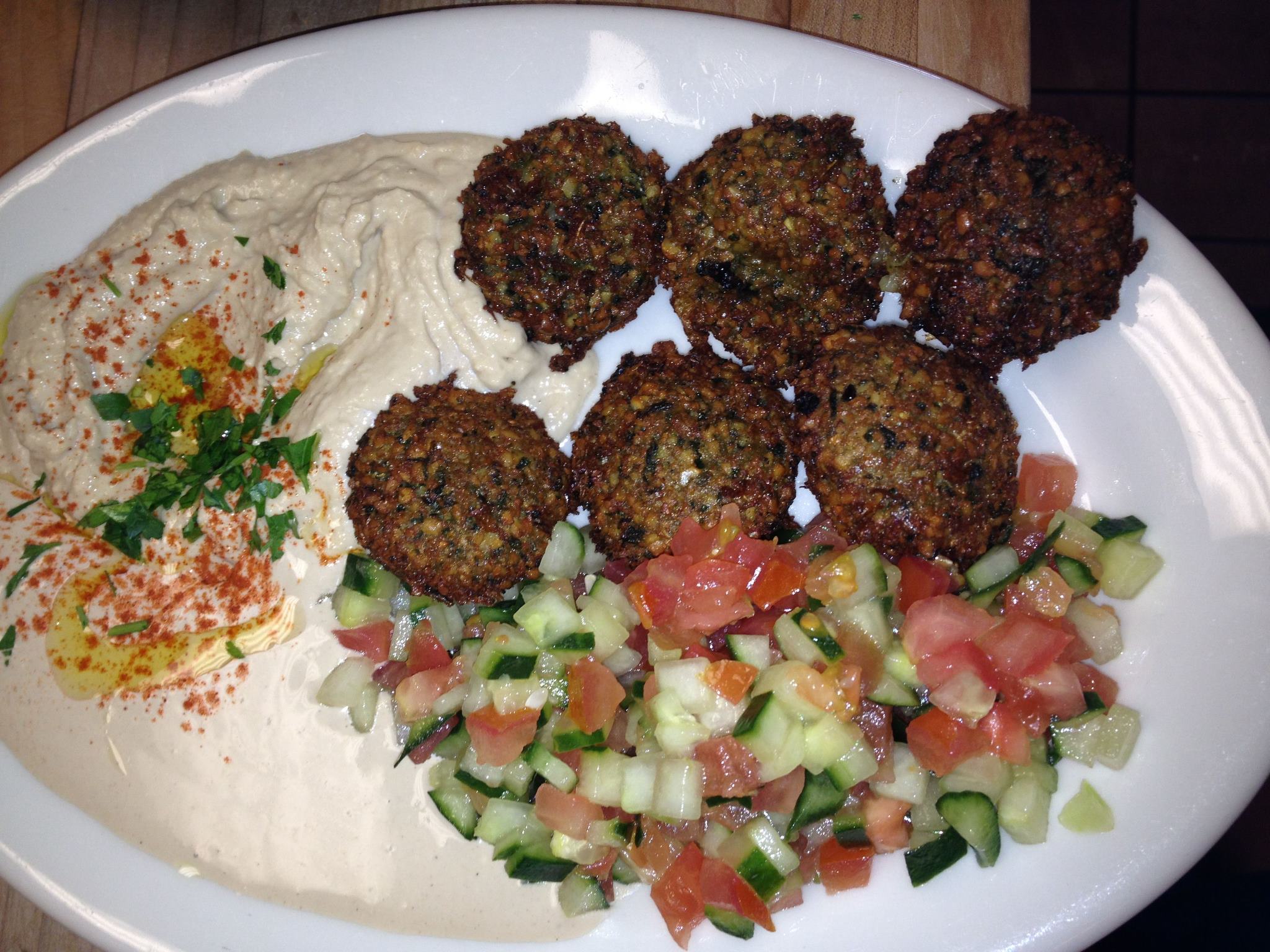 Order Falafel Plate food online from Habayit store, Los Angeles on bringmethat.com