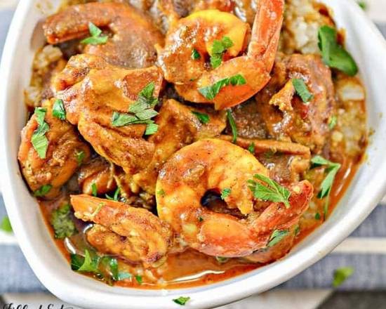 Order Shrimp Curry food online from Bombay Kitchen store, Tucker on bringmethat.com
