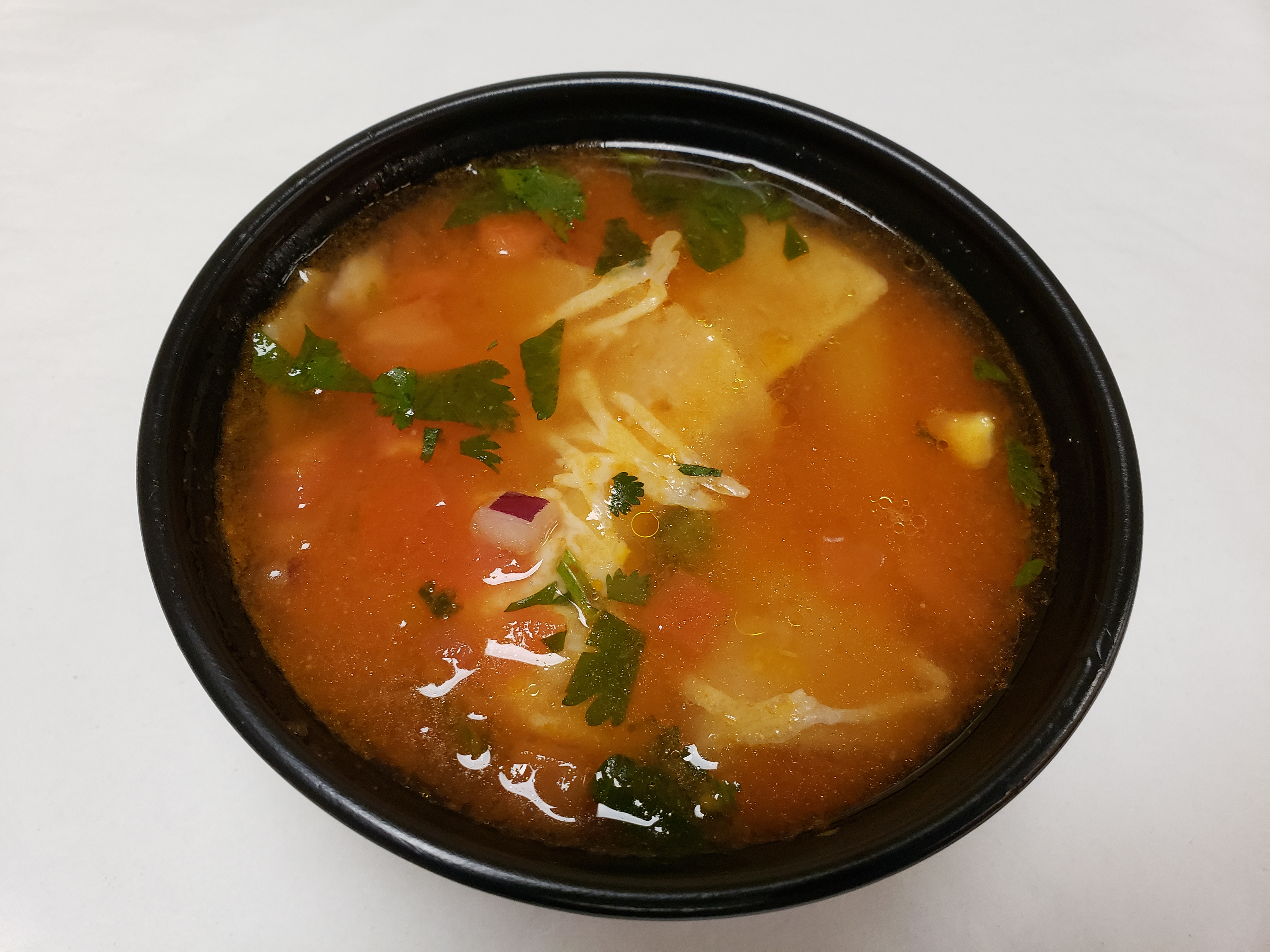 Order Bowl of Tortilla Soup food online from Poblanos Mexican Cafe store, Dallas on bringmethat.com