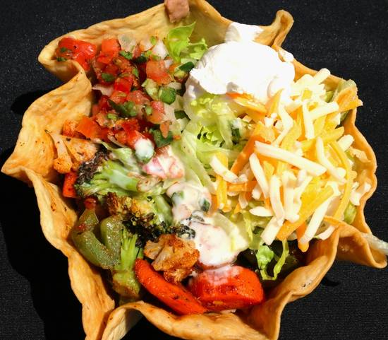 Order Veggie Taco Salad food online from Cabo Taco store, Cincinnati on bringmethat.com