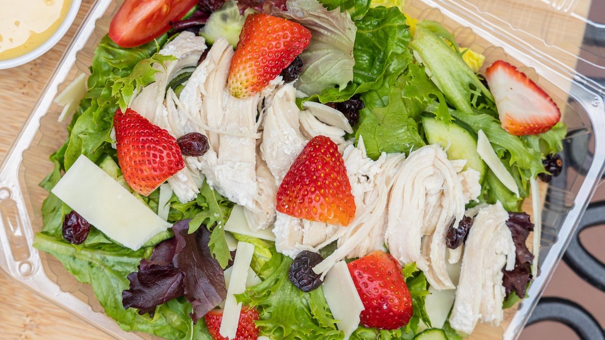 Order Honey Berry Salad food online from Deli-icious store, San Diego on bringmethat.com