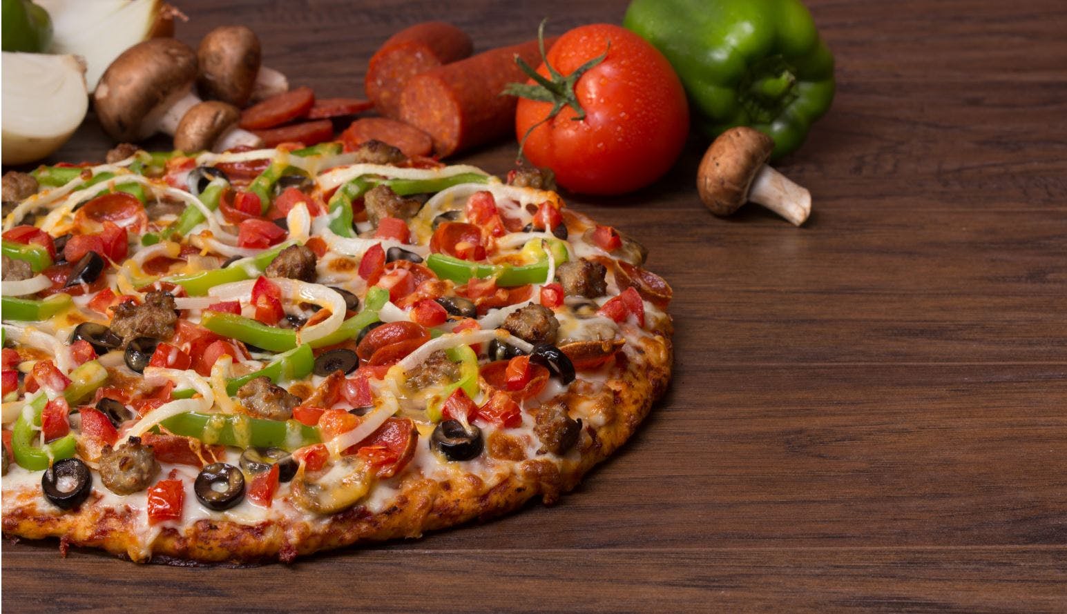 Order The McKinley Pizza - Mini food online from Mountain Mike Pizza store, Concord on bringmethat.com