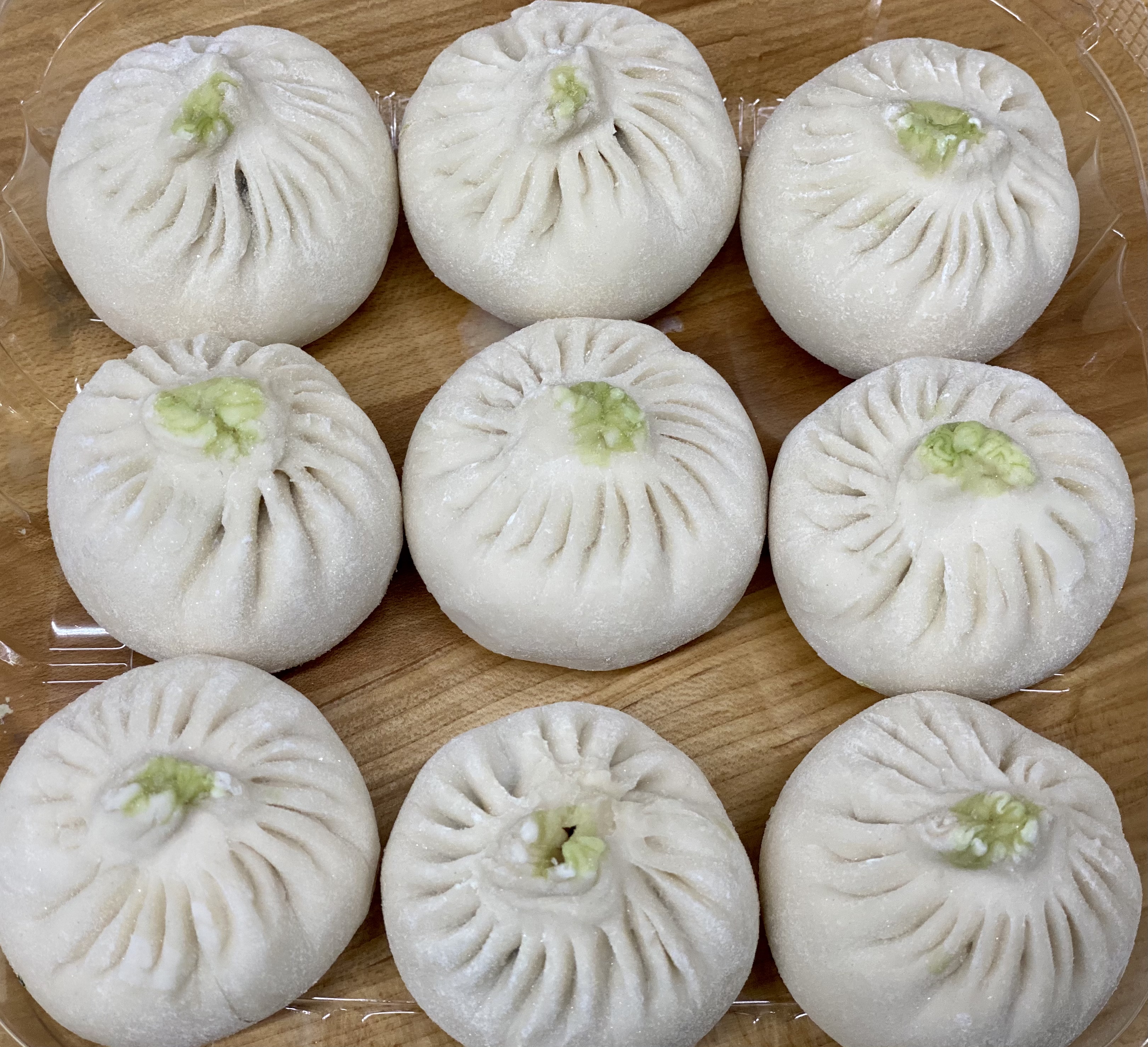 Order Frozen Vegetable Buns- 9 pcs food online from The Bund store, Forest Hills on bringmethat.com