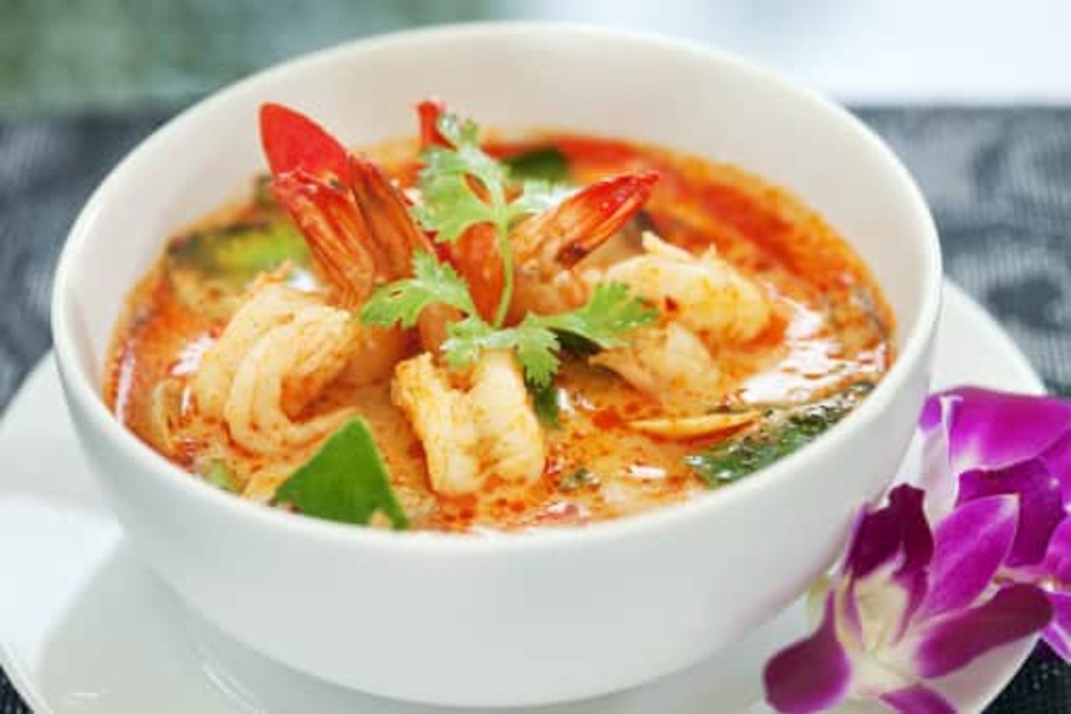 Order Tom Yum SHR Soup food online from Ubon Thai store, Wilmington on bringmethat.com