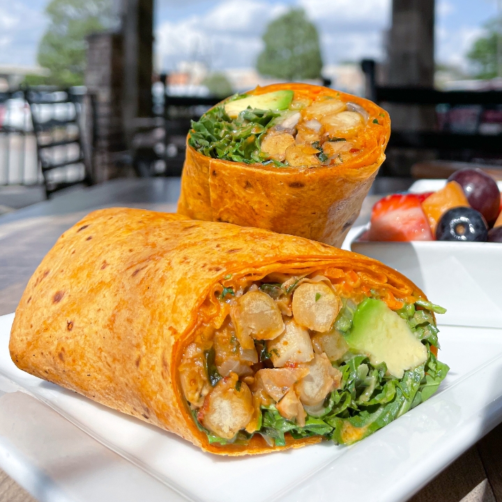 Order Chipotle Chickpea Wrap food online from Ember & Greens store, Houston on bringmethat.com
