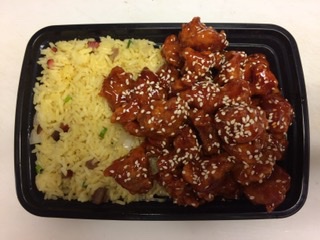 Order C25. Sesame Chicken Combo food online from Great China store, West Chester on bringmethat.com