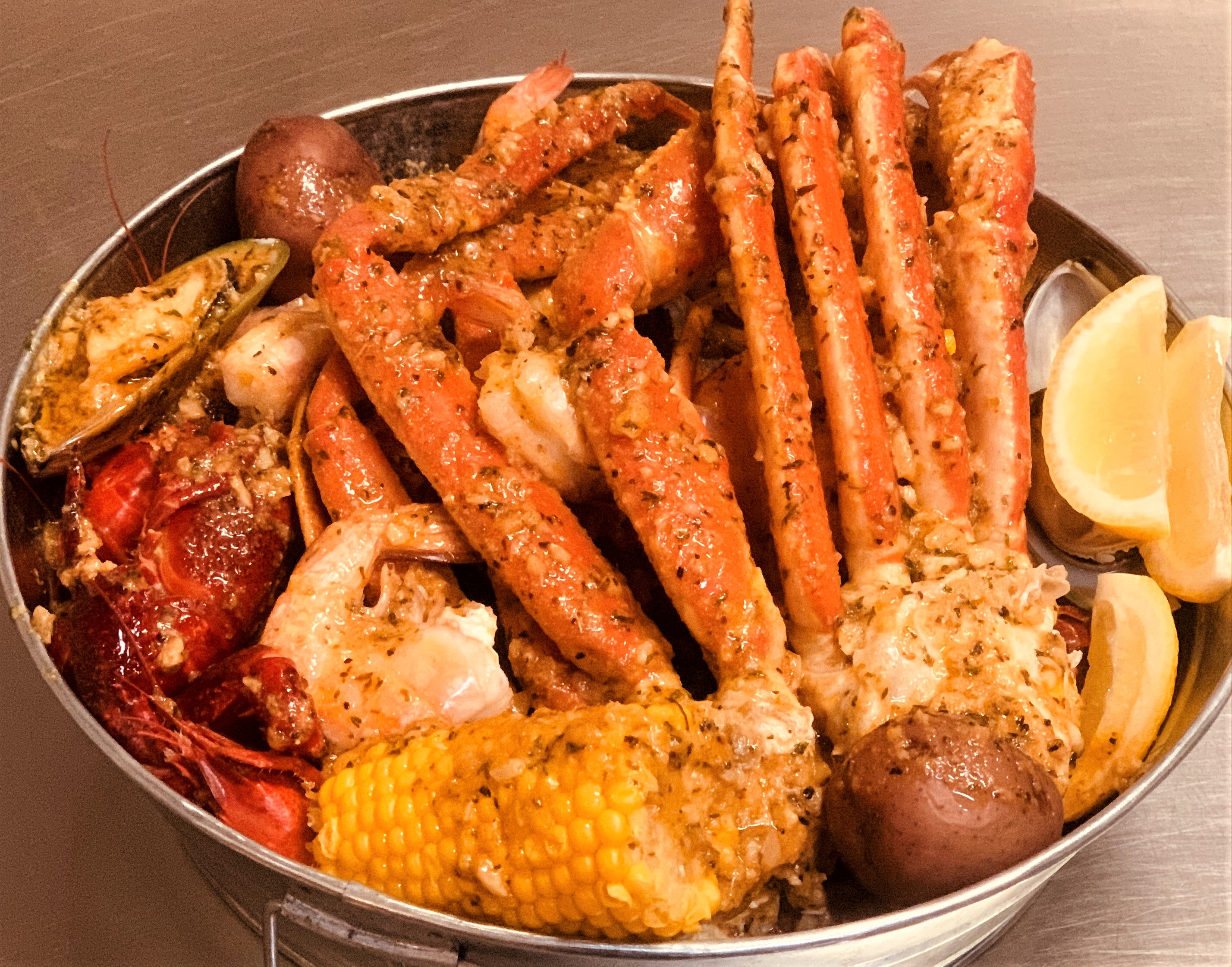 Order Pick 5 Combo  food online from Buffet City/Cajun Seafood Boil store, Chicago on bringmethat.com