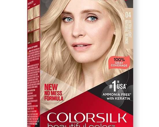 Order Revlon Colorsilk Beautiful Color: Ultra Light Natural Blonde 04 food online from iDa Beauty Supply Store store, Middletown on bringmethat.com