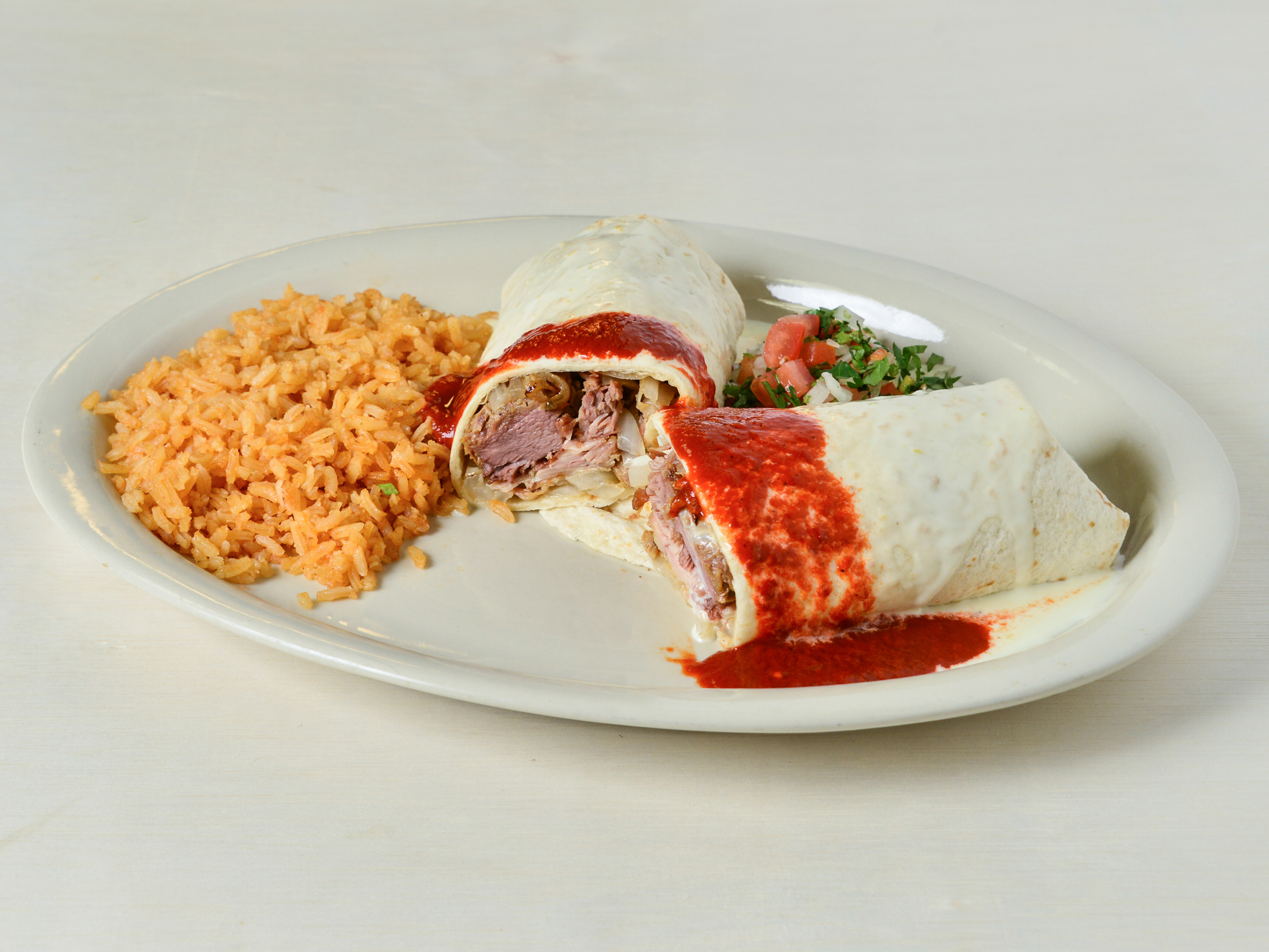 Order BURRITO ROQUETO food online from Oasis Mexican Grill store, Springdale on bringmethat.com