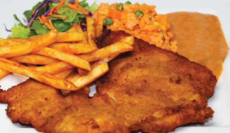 Order Milanesa de Pollo food online from Culichi Town store, Bell on bringmethat.com
