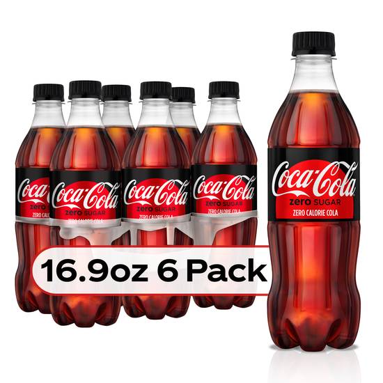 Order Coke Zero Soda (16.9 oz x 6 ct) food online from Rite Aid store, PITTSBURGH on bringmethat.com