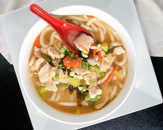 Order Udon Miso Soup
 food online from Mei Mei's Kitchen store, Sunset Valley on bringmethat.com