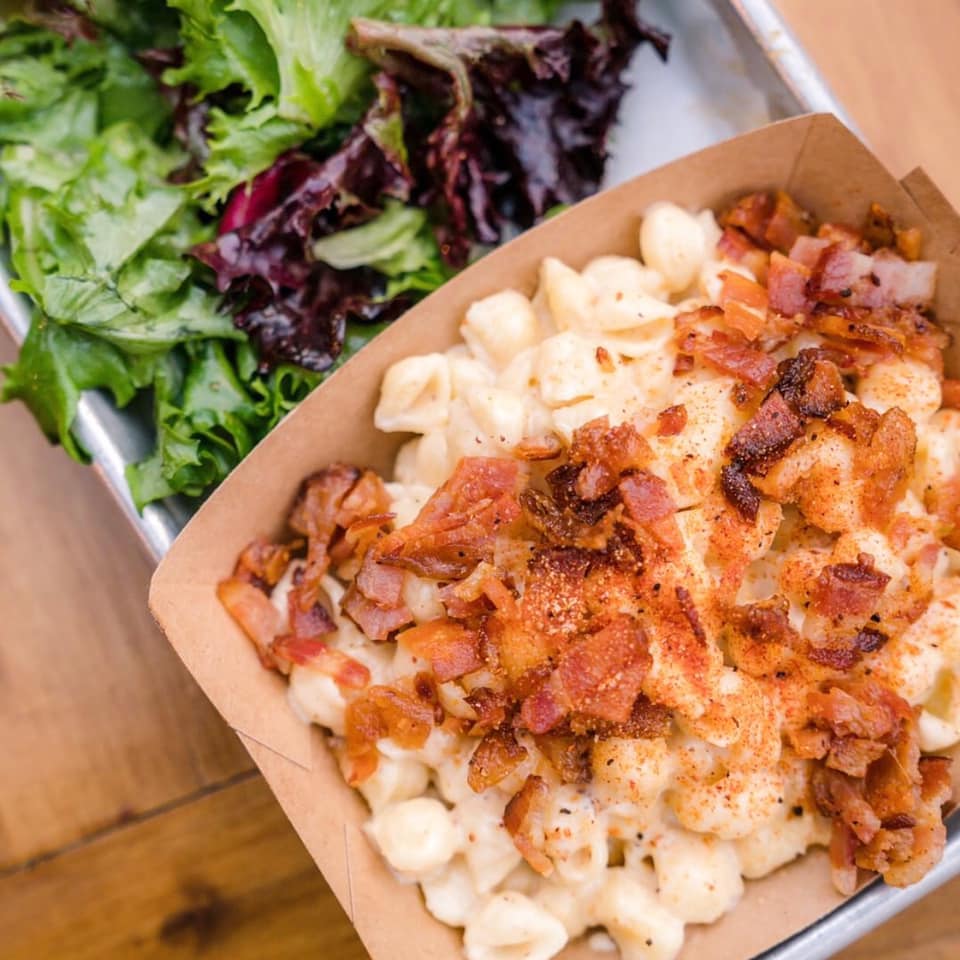 Order Bacon Mac and Cheese food online from Jeffry Wine Country Bbq store, Paso Robles on bringmethat.com
