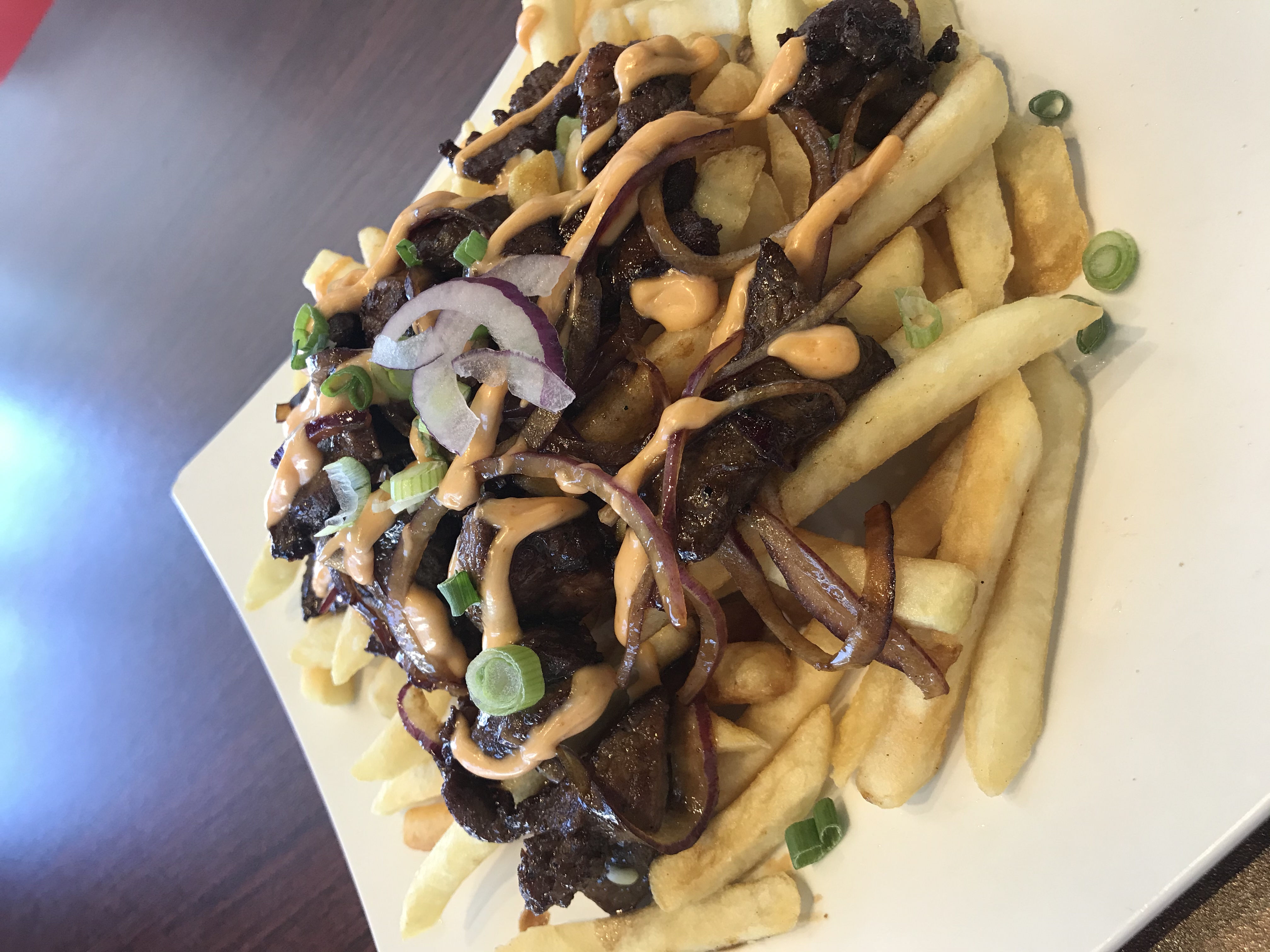 Order French Fries w/ Shaken Beef food online from Pho Beef Noodle & Grill store, Lewisville on bringmethat.com