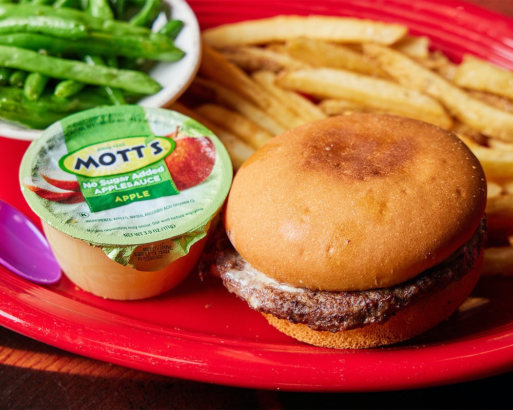 Order Kids Burger food online from Burtons Grill store, South Windsor on bringmethat.com