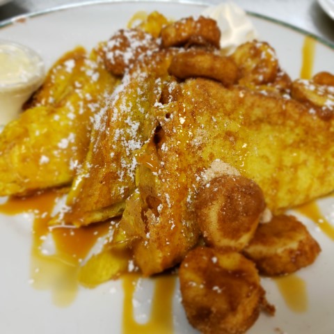 Order Bananas Foster French Toast food online from Larry Ii Restaurant store, Vineland on bringmethat.com