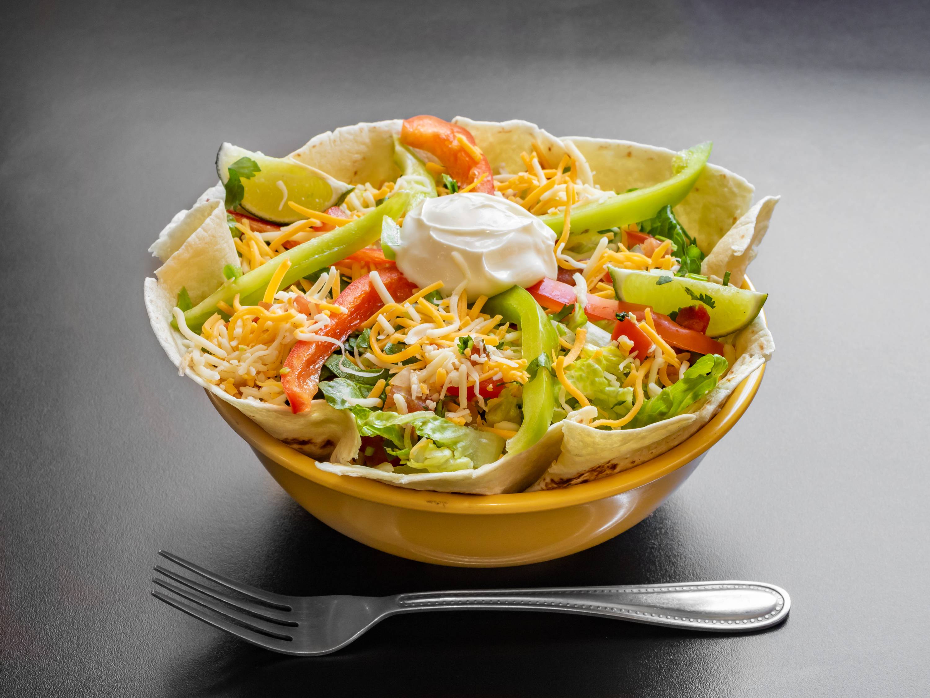 Order Kids Taco Salad food online from El Senor Pollo Mexican Grill store, Middleton on bringmethat.com