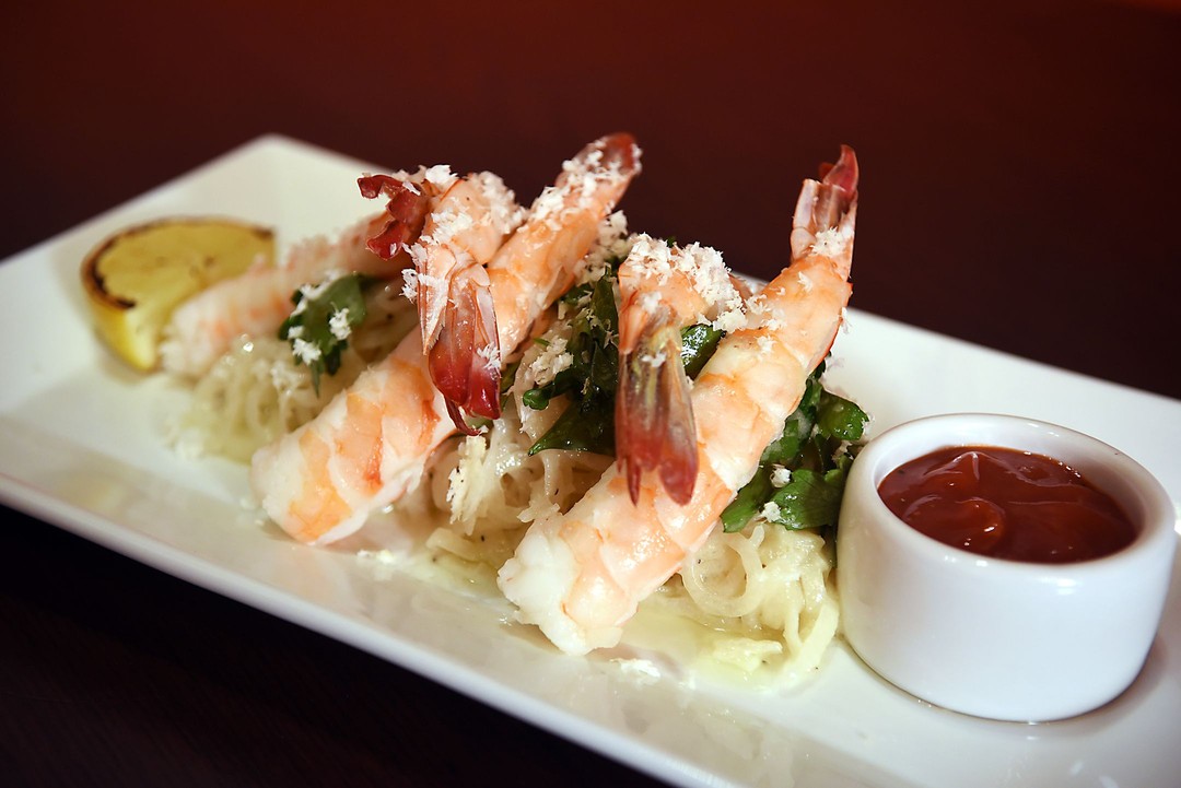 Order COLOSSAL SHRIMP COCKTAIL food online from Butcher And Banker store, New York on bringmethat.com