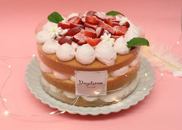 Order Strawberry Lover 6" food online from Daydream Cake Shop store, San Francisco on bringmethat.com