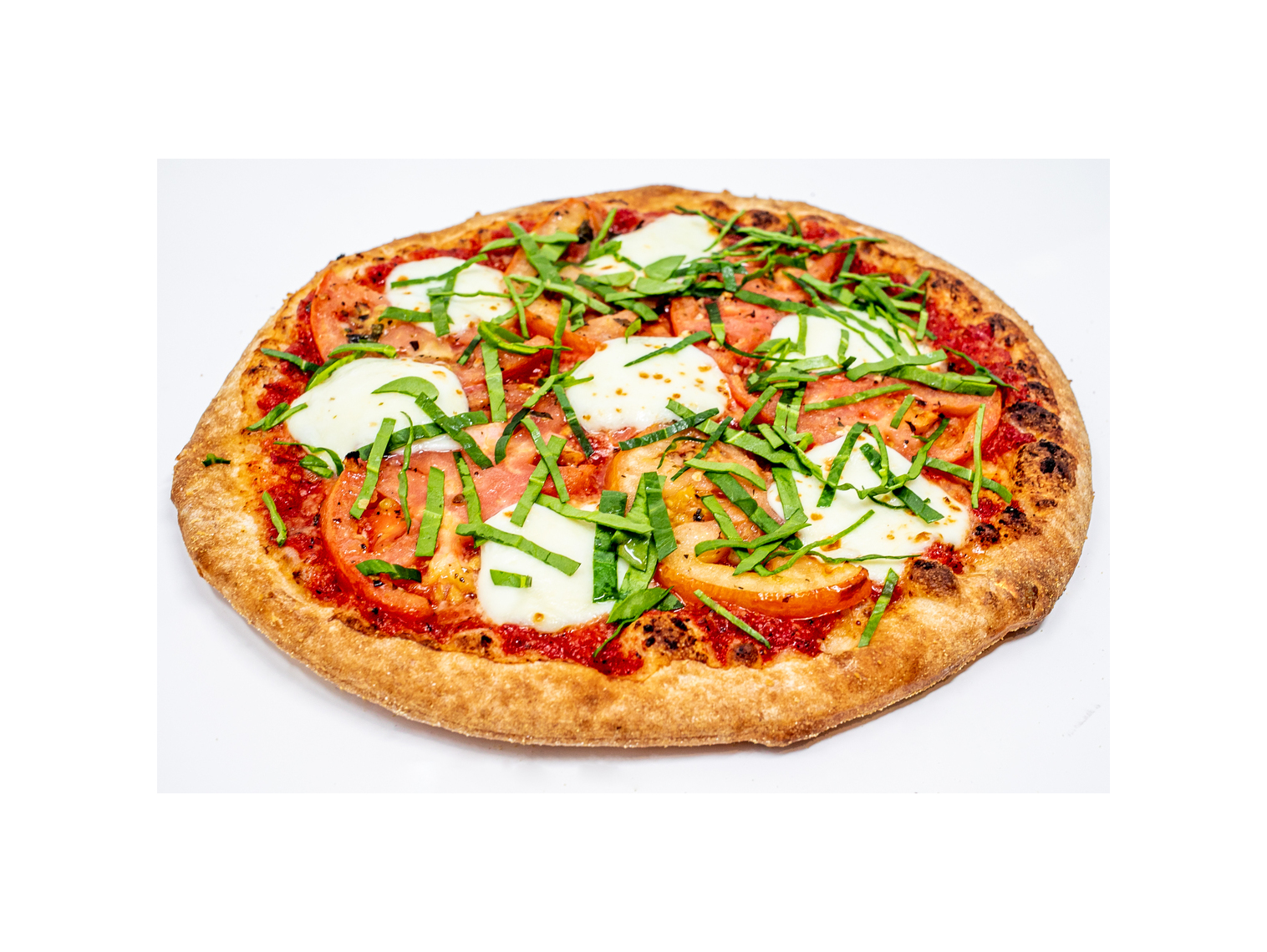 Order Margherita Hand Rolled Pizza food online from Buona store, Mount Prospect on bringmethat.com