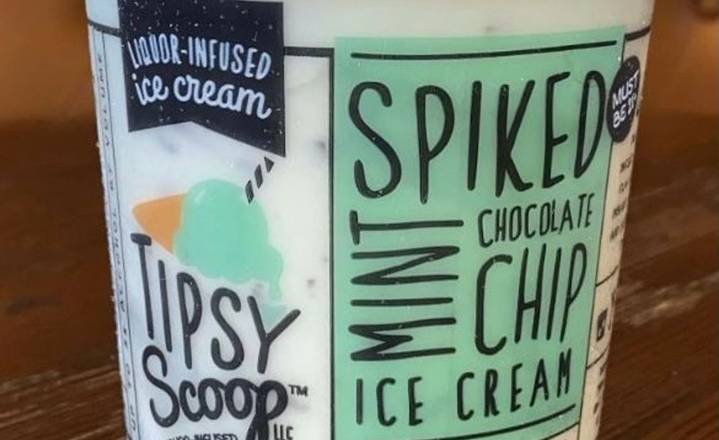 Order Tipsy Scoop Spiked Mint Chocolate Chip food online from Cookies N Cream store, Bronxville on bringmethat.com