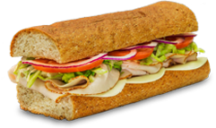 Order 8. Turkey and Provolone Cheese Sandwich food online from Port of Subs store, Las Vegas on bringmethat.com