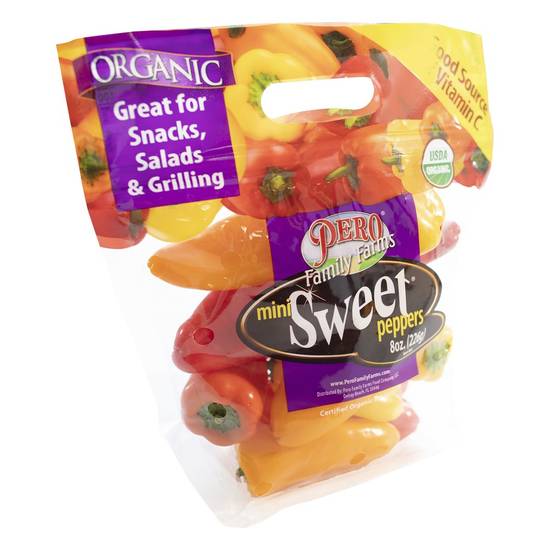 Order Pero Family Farms · Organic Mini Sweet Peppers (8 oz) food online from Winn-Dixie store, Zachary on bringmethat.com