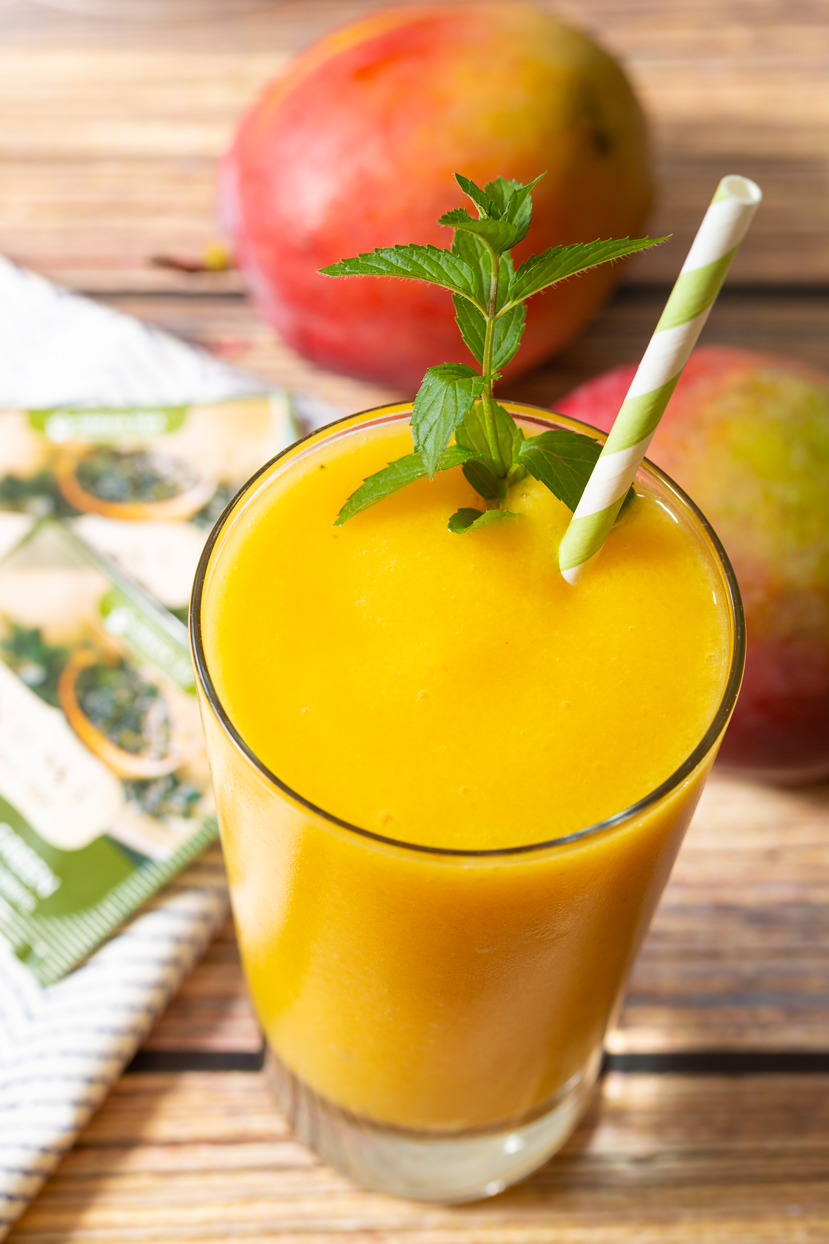 Order Mango Smoothie  food online from BANGIN' BURRITO'S & More store, NY on bringmethat.com