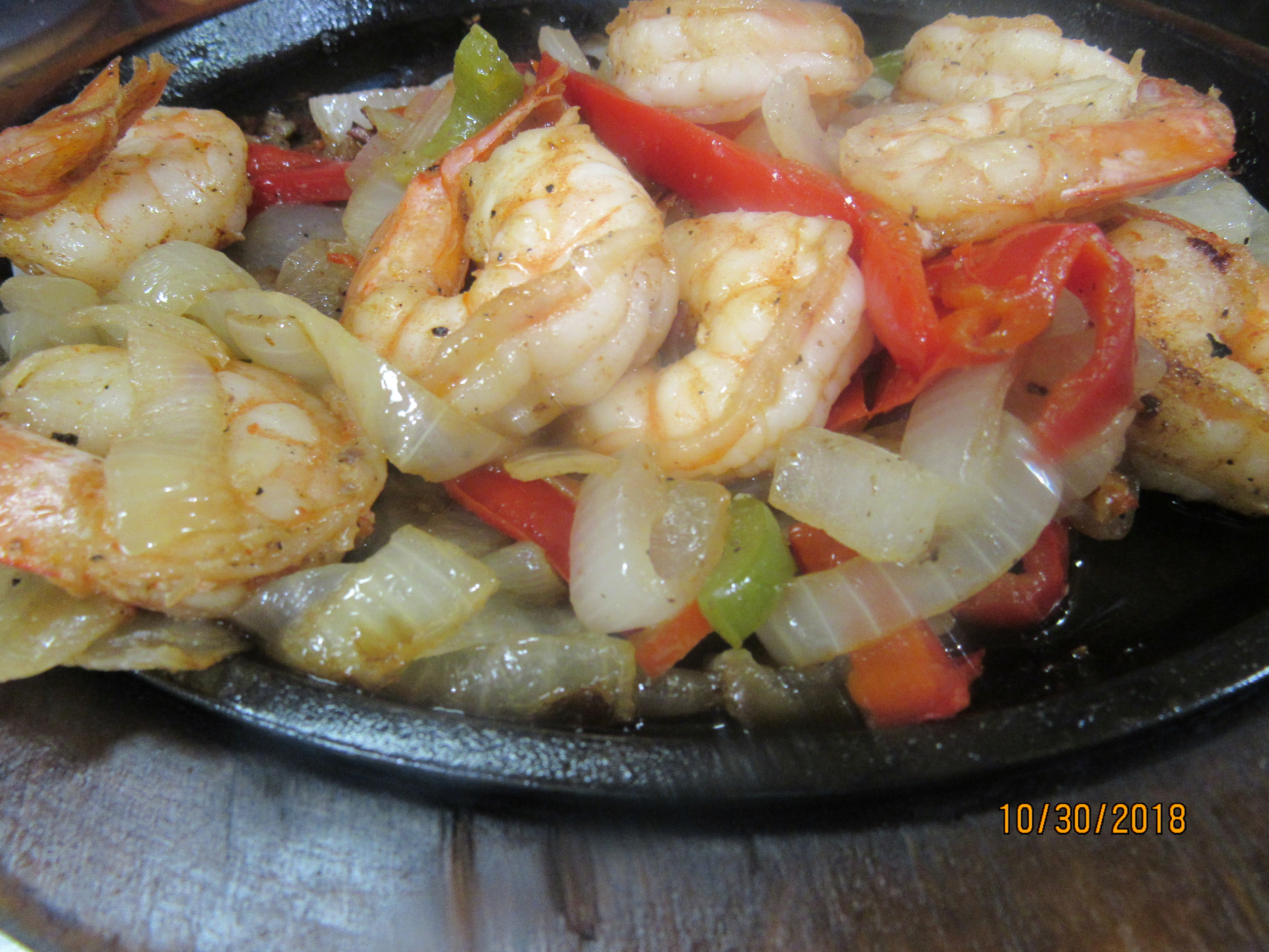 Order Shrimp Fajitas food online from Enchilada's store, Dallas on bringmethat.com