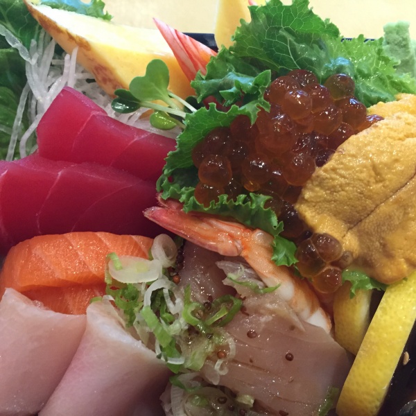 Order Chirashi Sushi Deluxe food online from Dono Sushi Cafe store, Chino on bringmethat.com