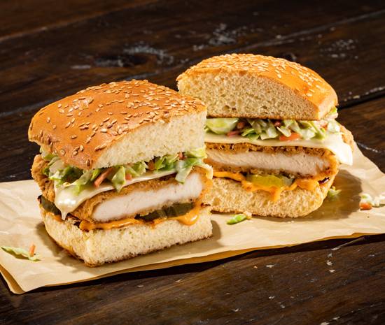 Order Spicy Crispy Chicken Sandwich food online from Habit Burger Grill store, Glendale on bringmethat.com