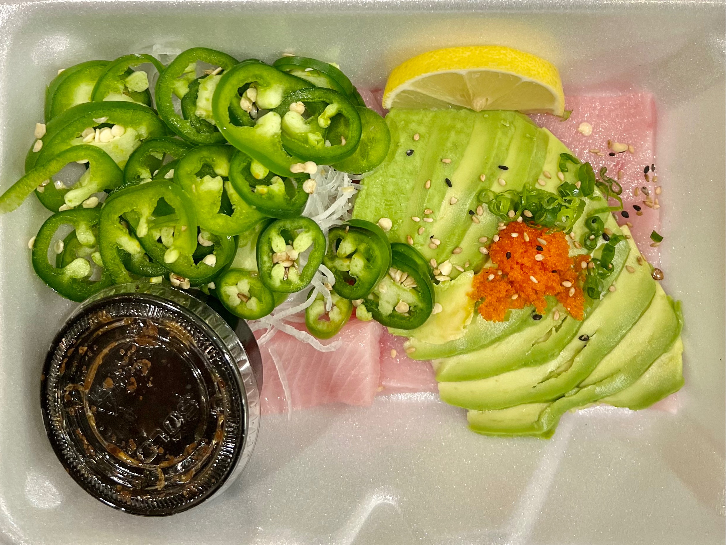 Order Yellowtail Carpaccio food online from U Sushi & Grill store, Huntington Beach on bringmethat.com