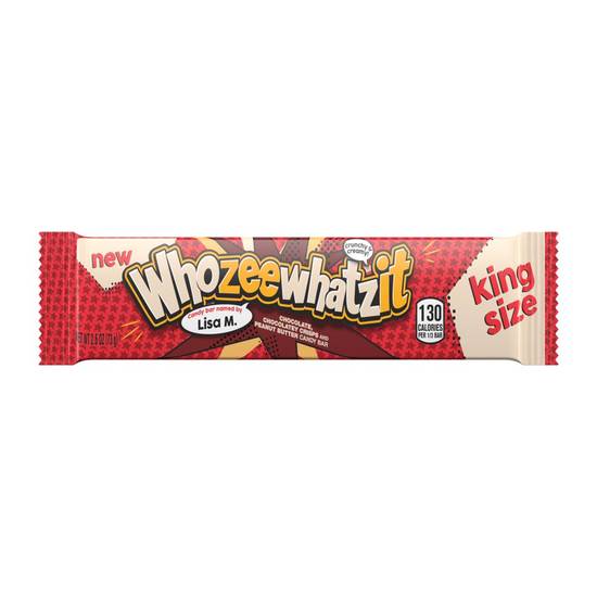 Order Whozeewhatzit Chocolate King Size Candy Bar food online from Exxon Food Mart store, Port Huron on bringmethat.com