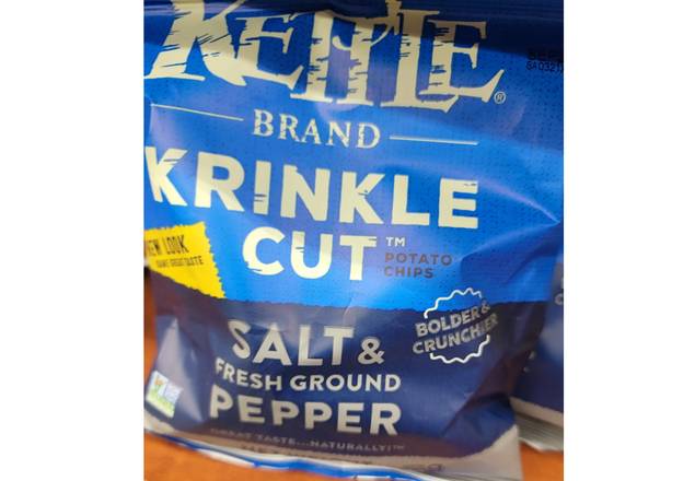 Order KETTLE COOKED salt and pepper (small) food online from Hub Market & Deli store, San Diego on bringmethat.com