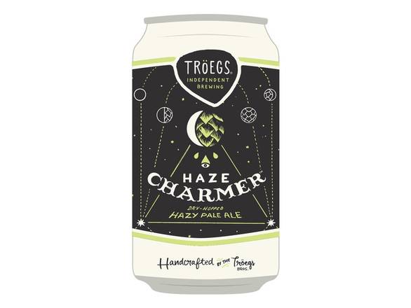 Order Troegs Haze Charmer Hazy Pale Ale - 6x 12oz Cans food online from Magothy Wine & Spirits store, Severna Park on bringmethat.com